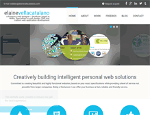 Tablet Screenshot of elainevellacatalano.com